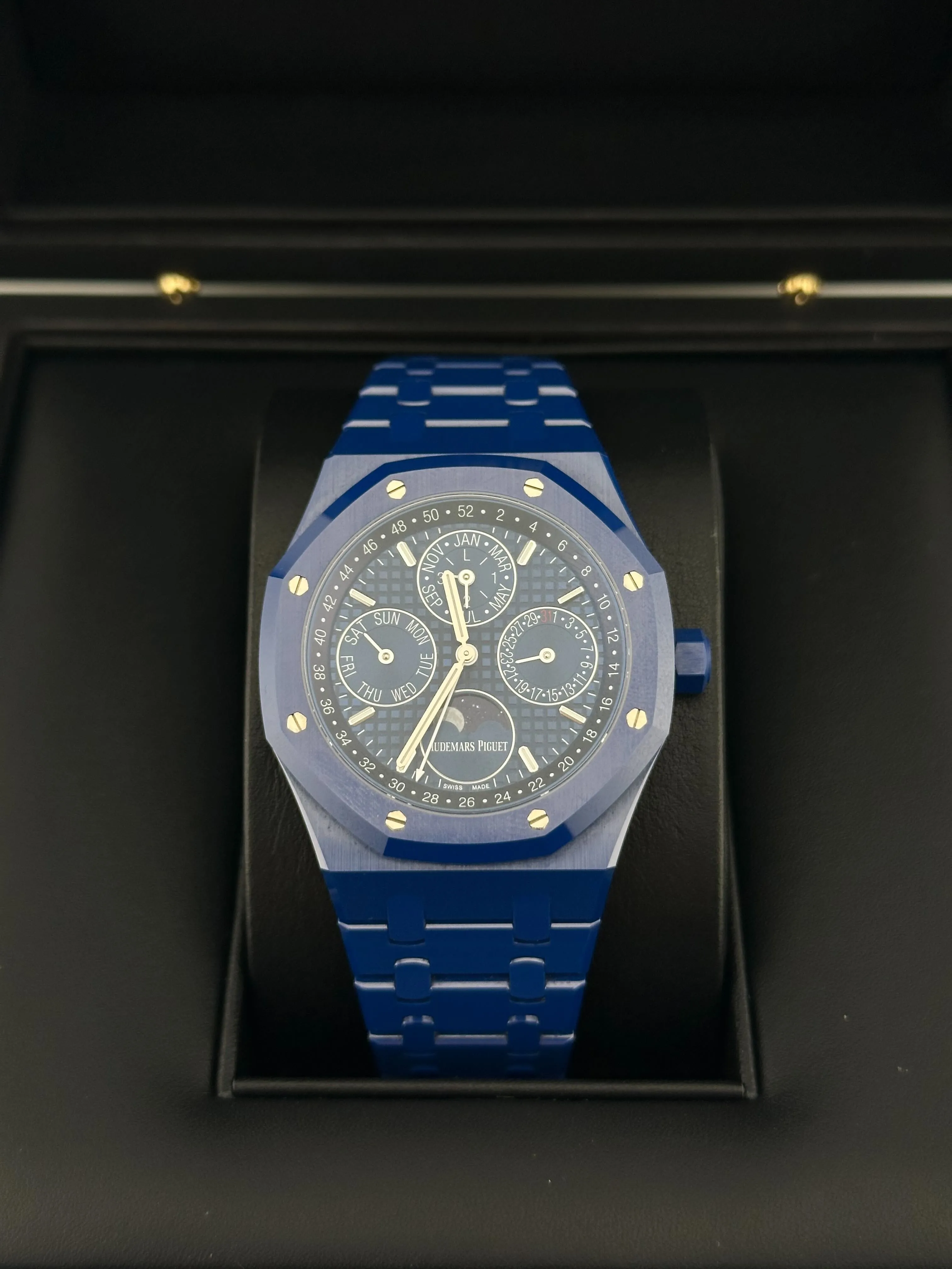 Audemars Piguet Royal Oak Perpetual Calendar 26579CS.OO.1225CS.01 Blue Ceramic Blue Dial