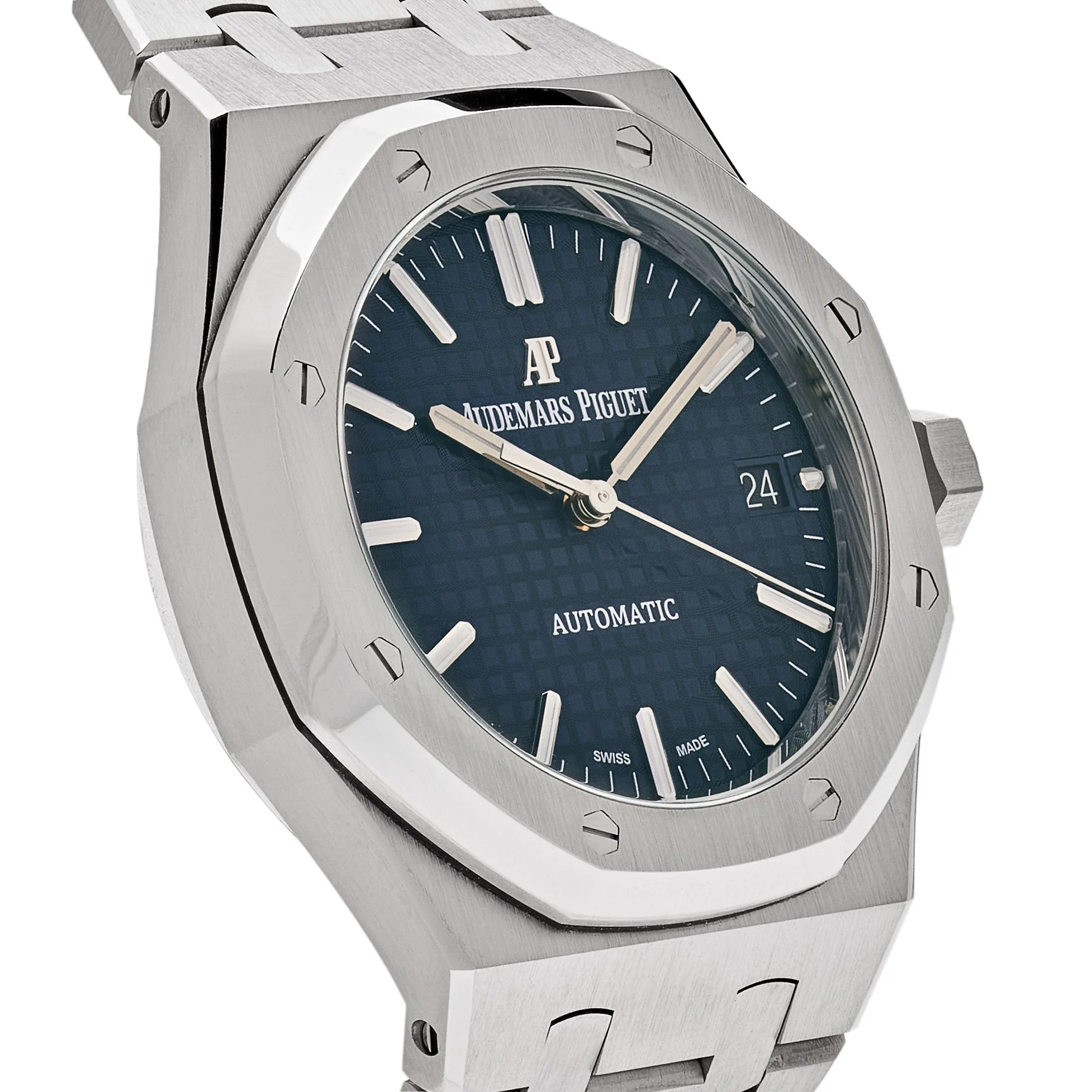 Audemars Piguet Royal Oak Selfwinding Steel Blue Dial 37mm 15450ST.OO.1256ST.03