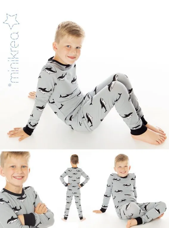 Baby / Kids  Pyjamas - Minikrea - Pattern - 2-12 Years