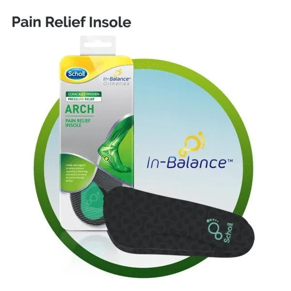 Ball of Foot & Arch Pain Relief Insoles Large