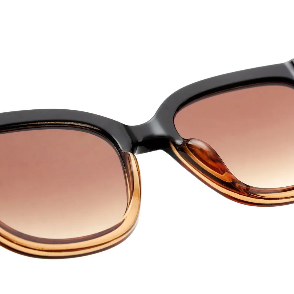 Billy Sunglasses - Black/Brown Transparent