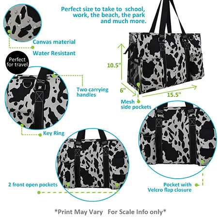 Black Cow NGIL Zippered Caddy Organizer Tote Bag