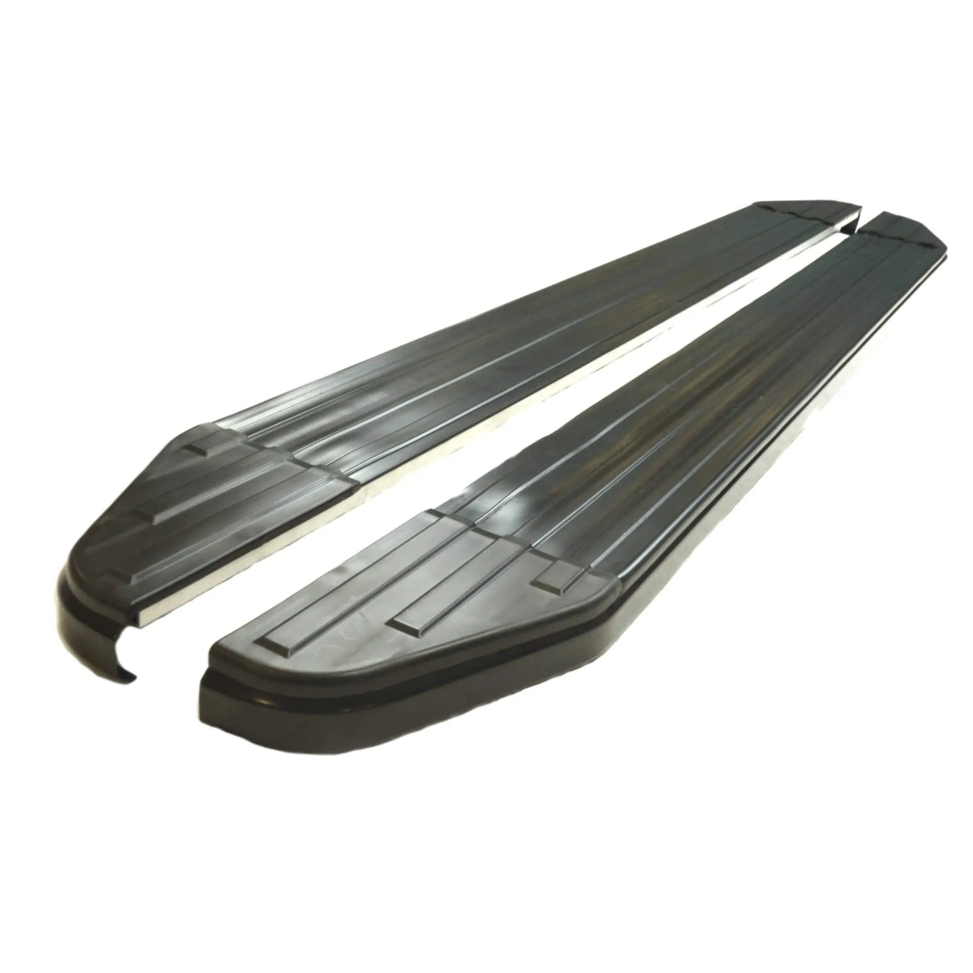 Black Raptor Side Steps Running Boards for Renault Koleos 2008-2015