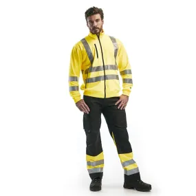 Blaklader 3358 Hi-Vis Full Zip Sweatshirt