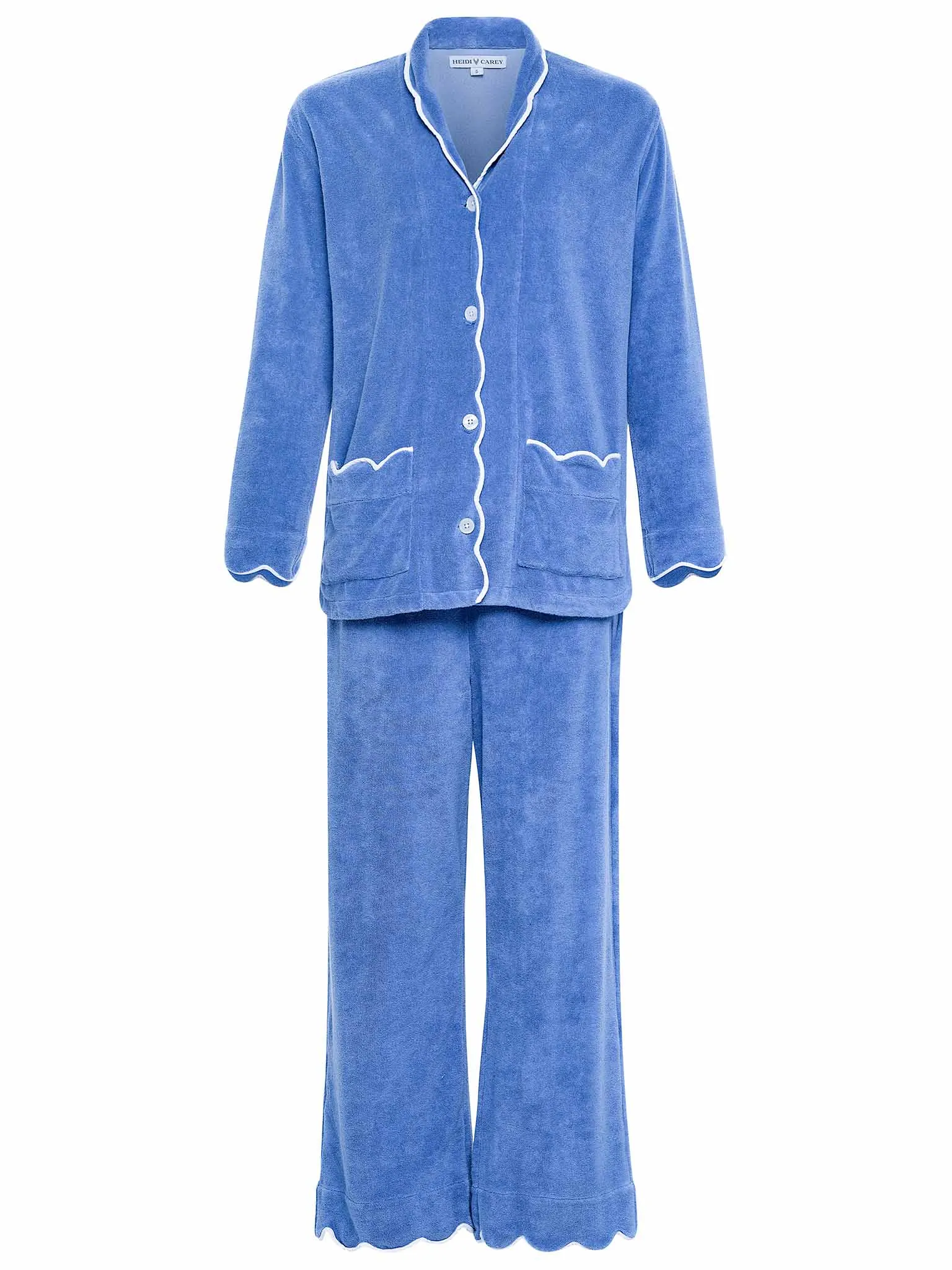 Blue French Terry Pajamas