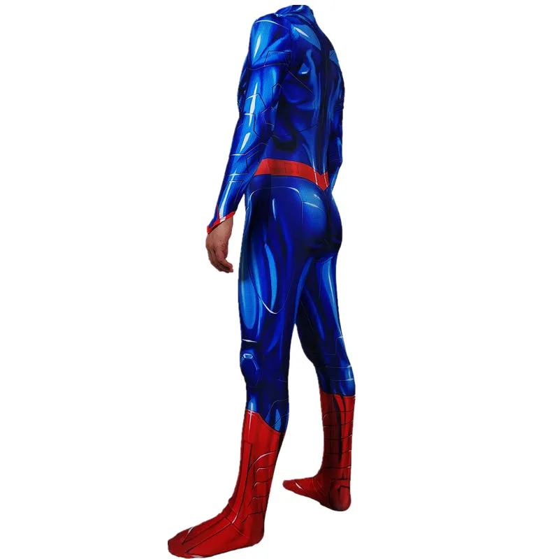 Blue SUPERMAN Jumpsuit Costume (cape included)