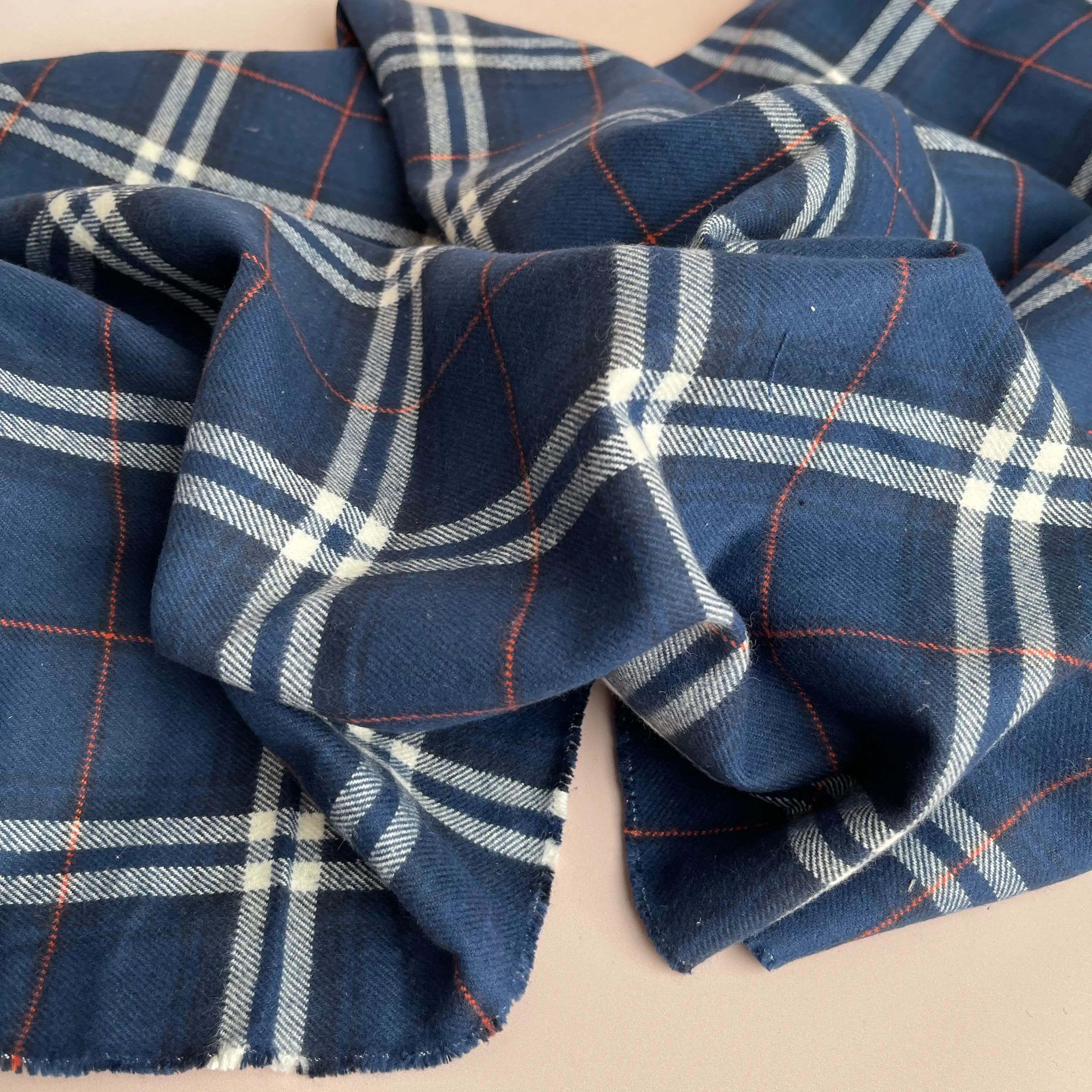 Blue Tahoe Cotton Flannel