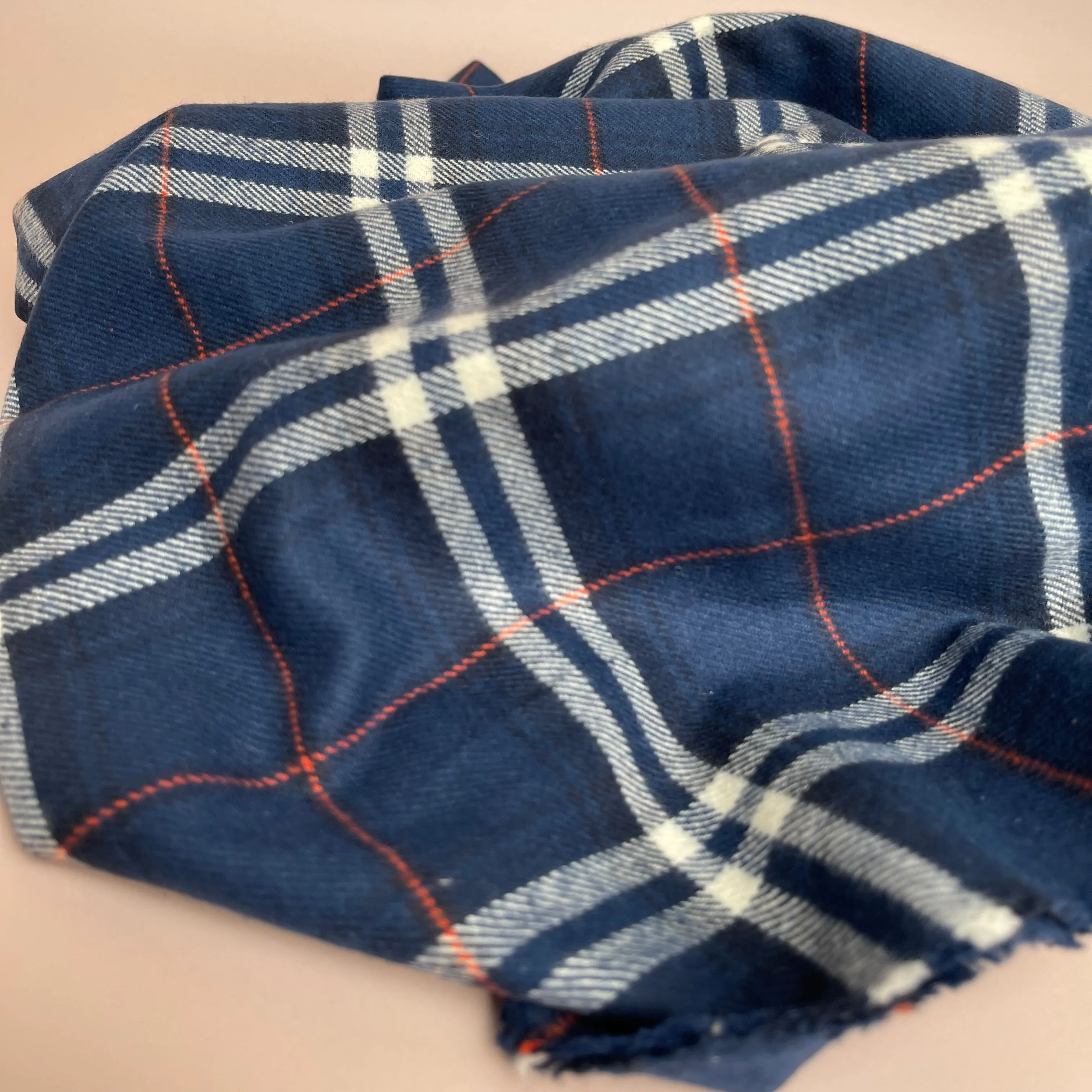 Blue Tahoe Cotton Flannel