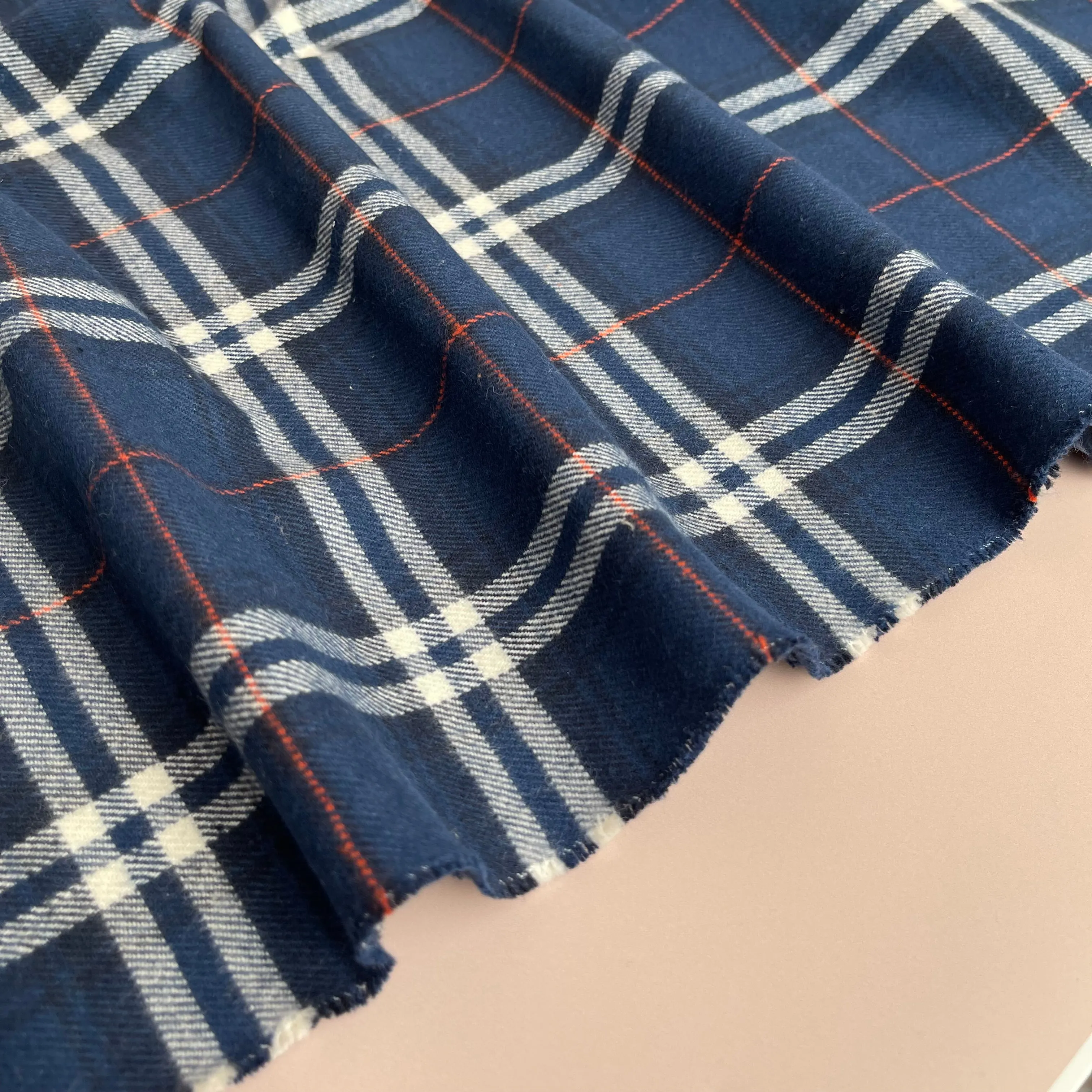 Blue Tahoe Cotton Flannel