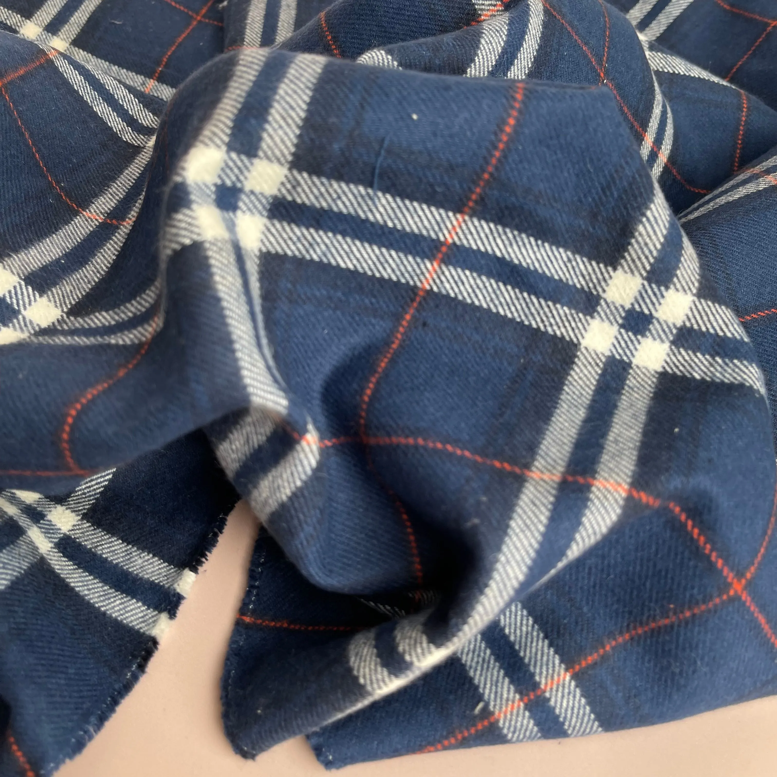 Blue Tahoe Cotton Flannel