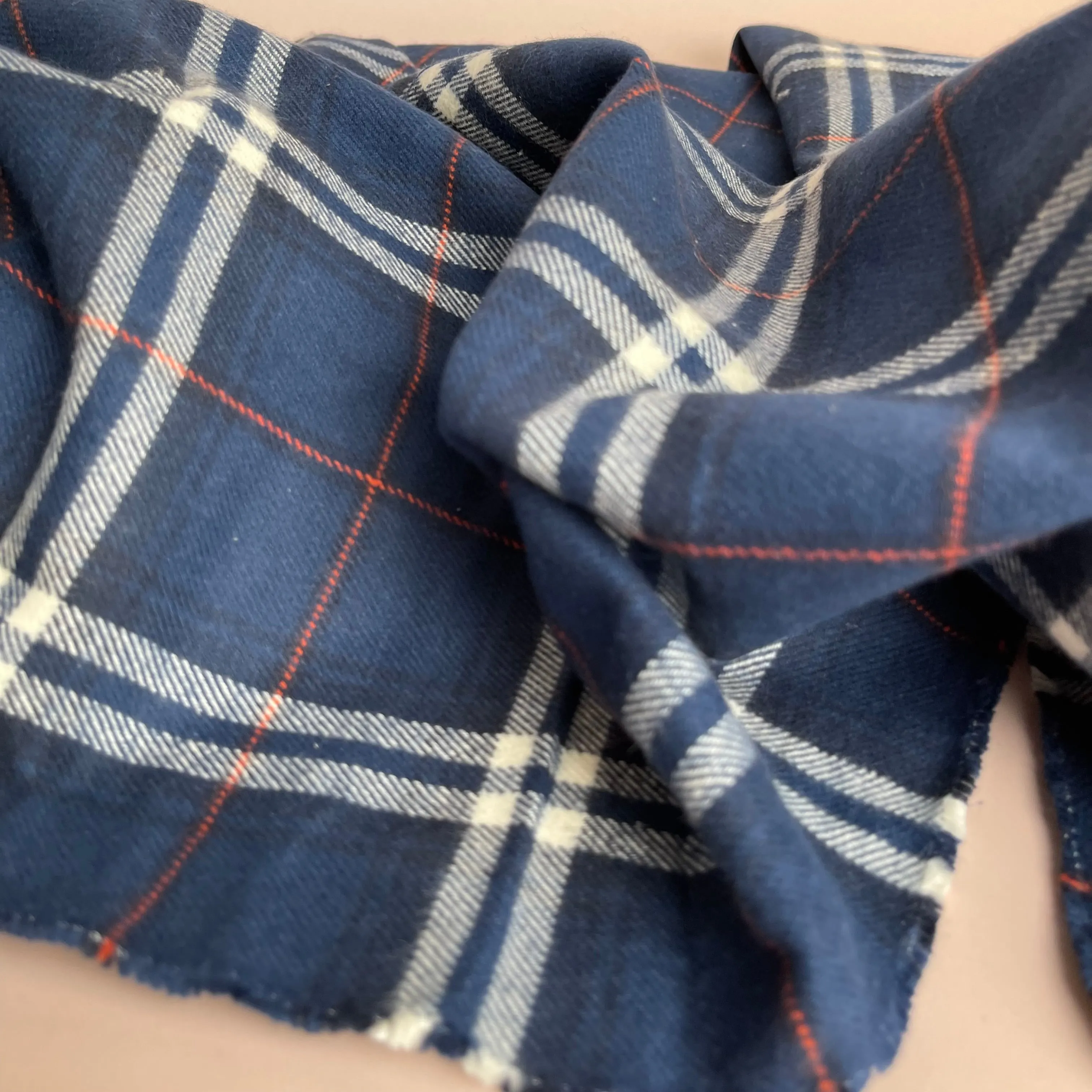 Blue Tahoe Cotton Flannel