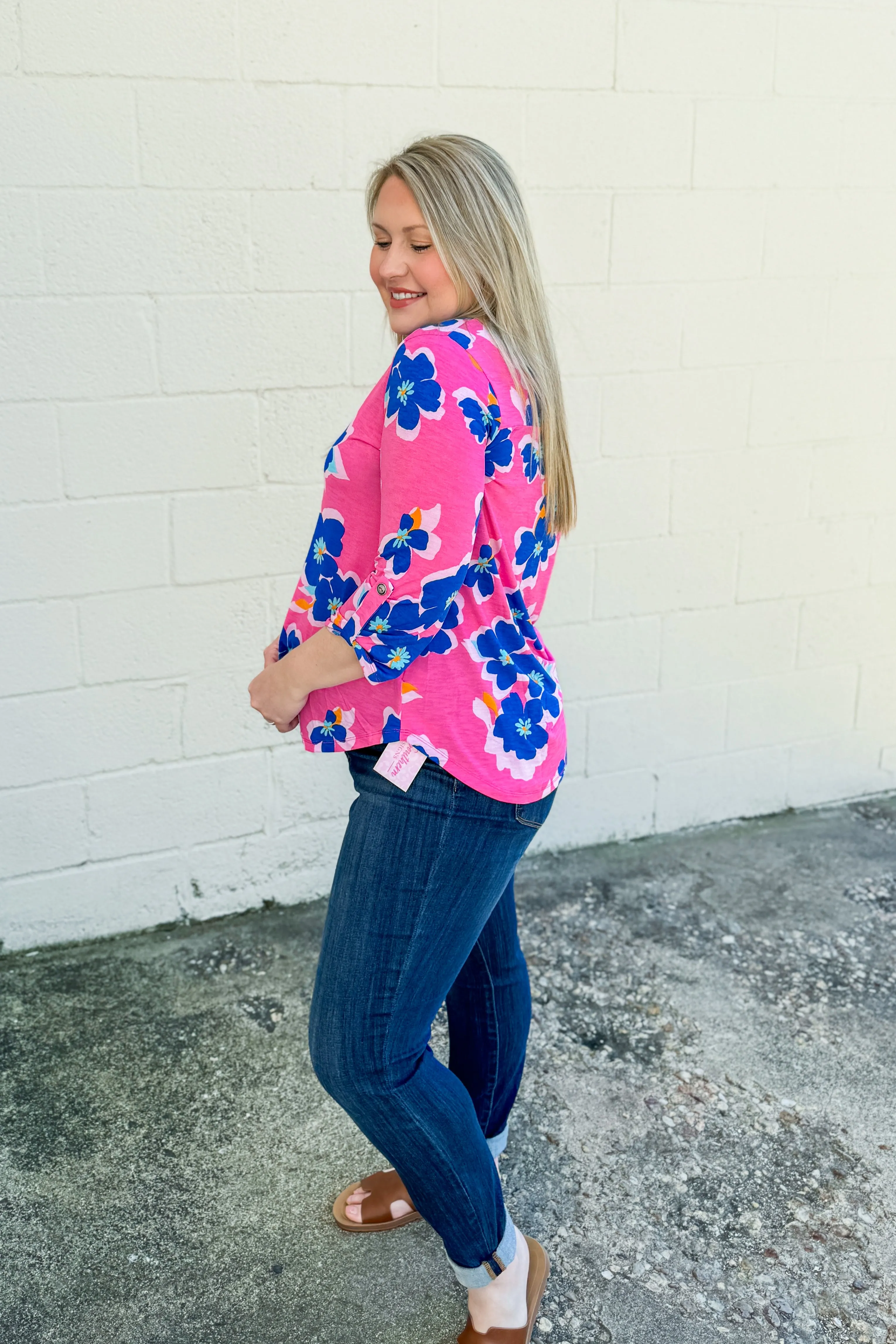 Bold Beginnings Floral Lizzy Top