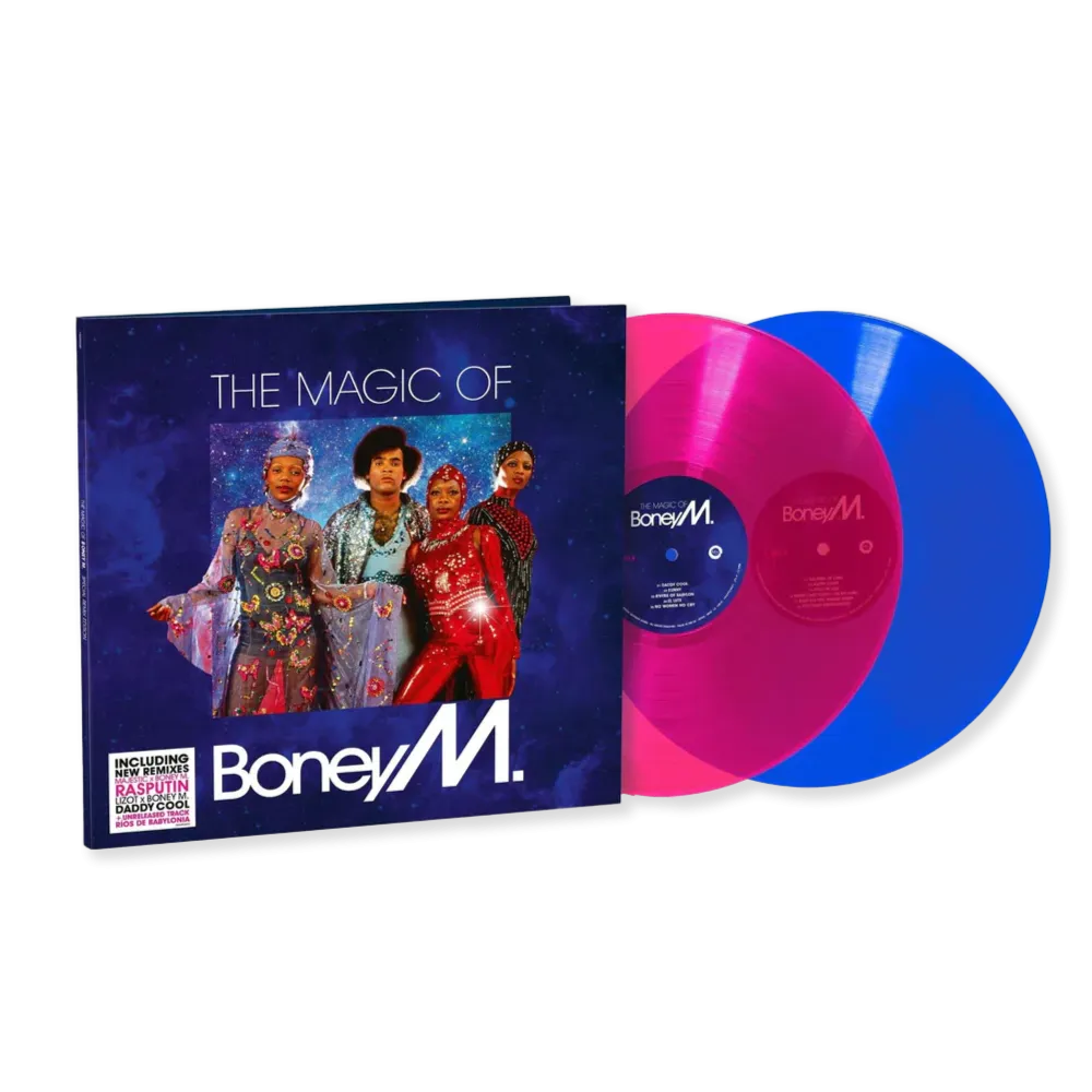 Boney M. / The Magic Of Boney M. (Special Remix Edition) Transparent Magenta & Blue LP Vinyl