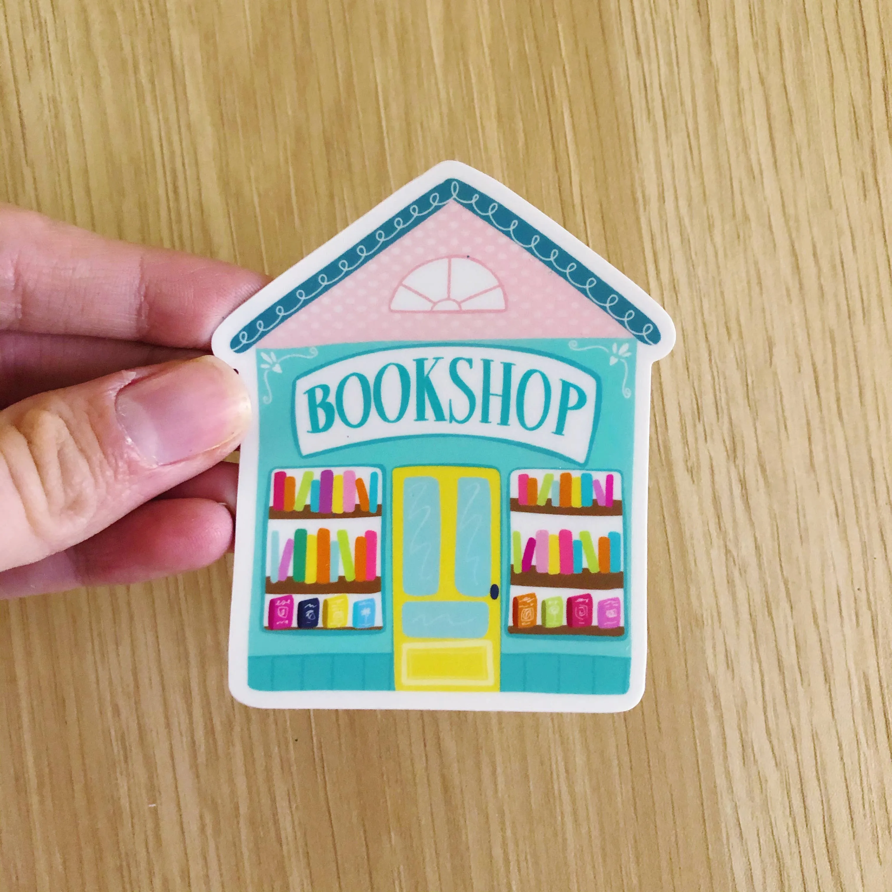 Bookshop Vinyl Decal Sticker