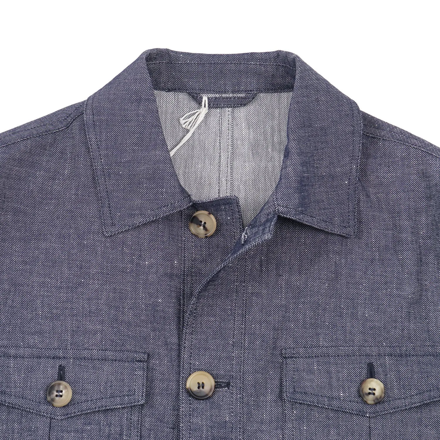 Borrelli Unlined Linen-Cotton Saharan Jacket