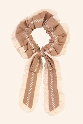 Bow Scrunchie Fawn