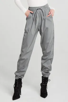 Brooke Silver Reflective Joggers