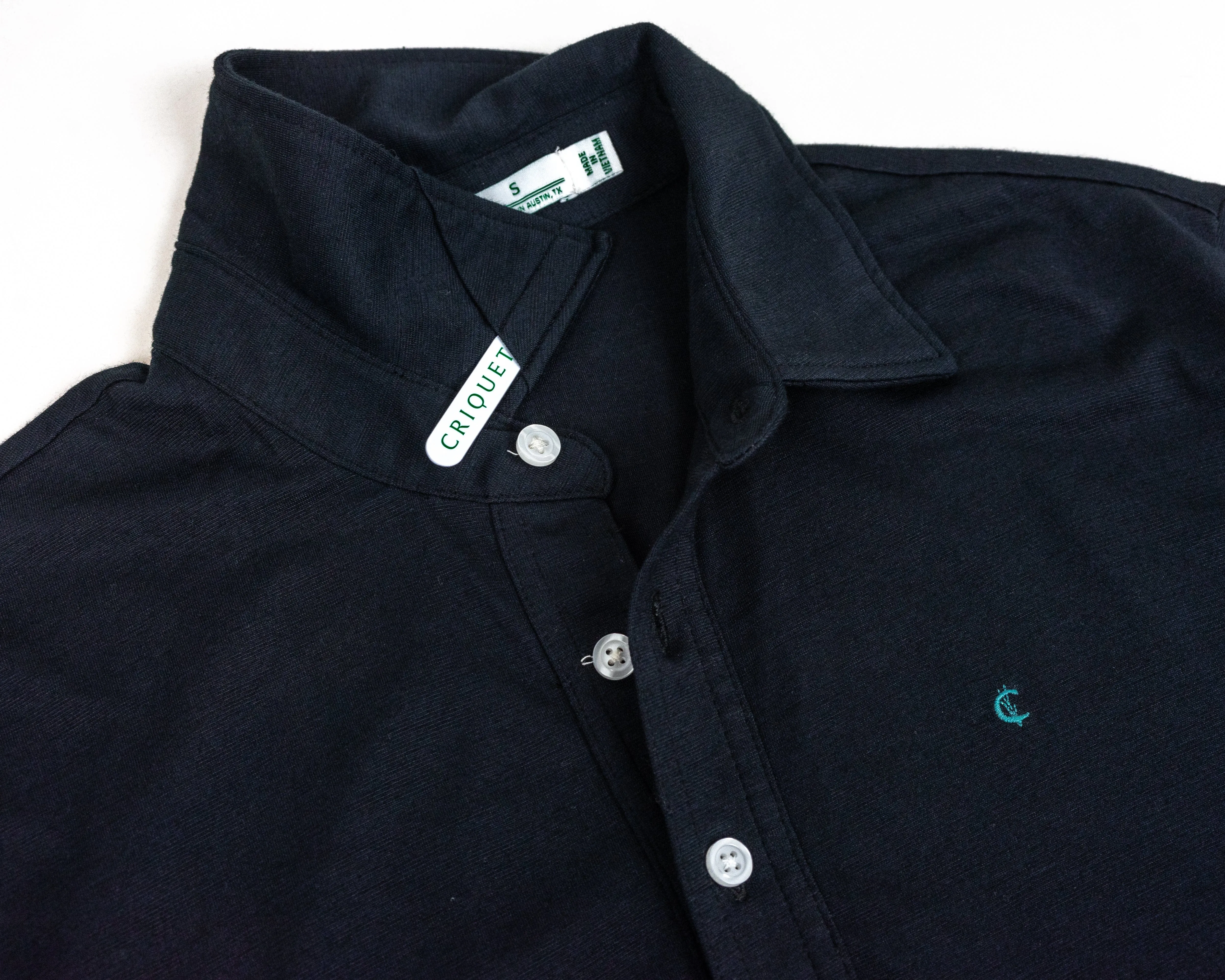 brrr° Long Sleeve Range Polo - Dark Knight