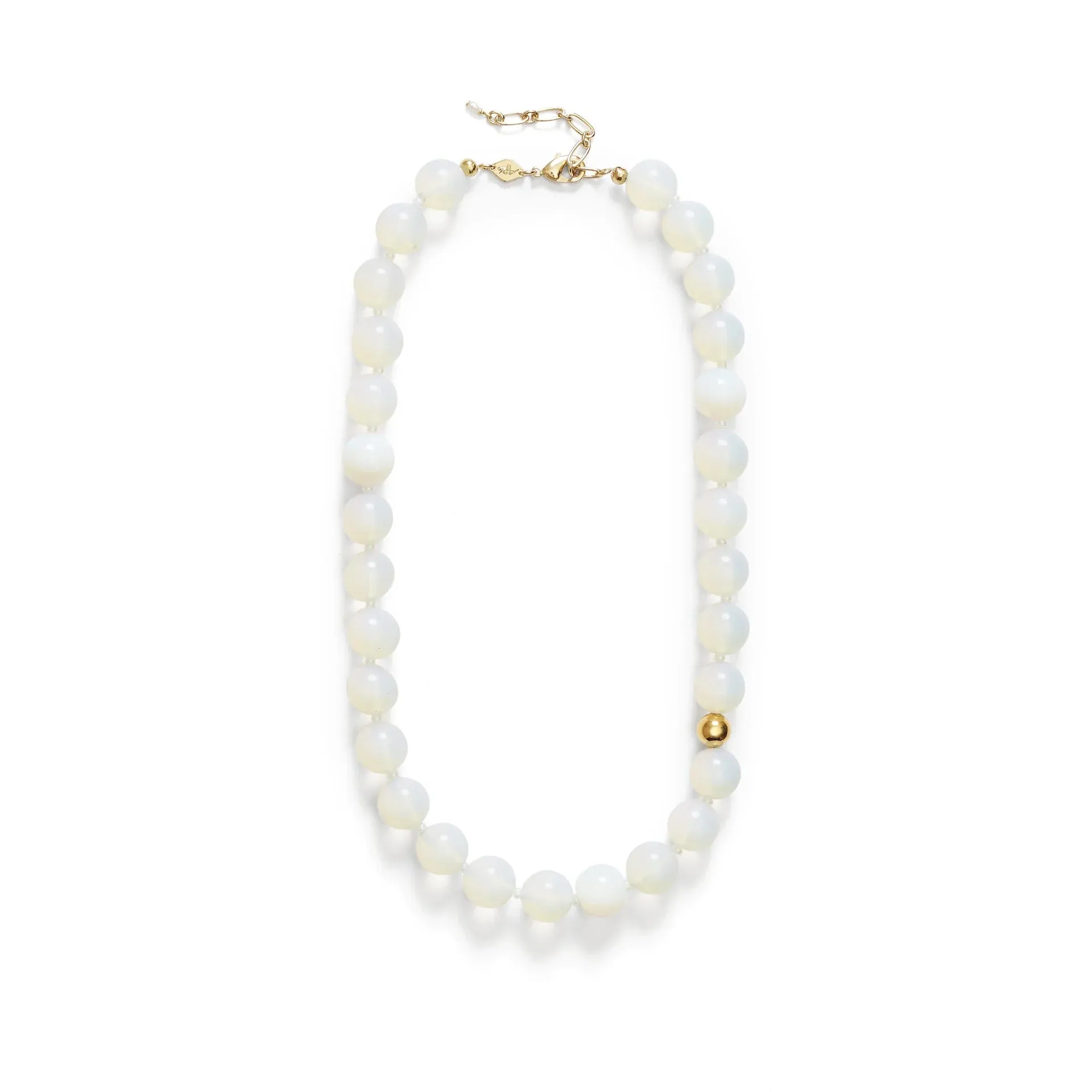 Bubbles White Necklace