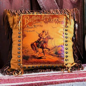 Buffalo Bill's Wild West Vintage Poster Pillow