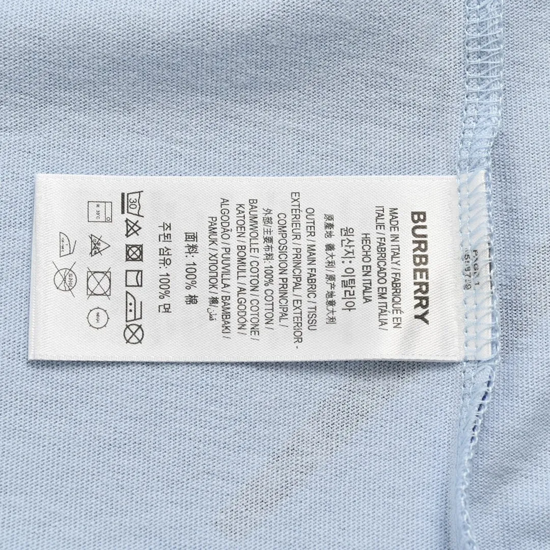 Burberry Knight Print T-Shirt (Light Blue)