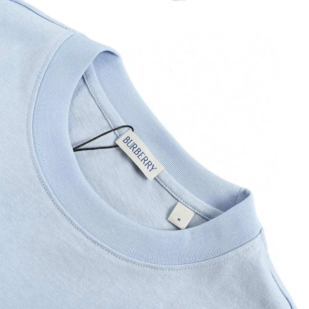 Burberry Knight Print T-Shirt (Light Blue)