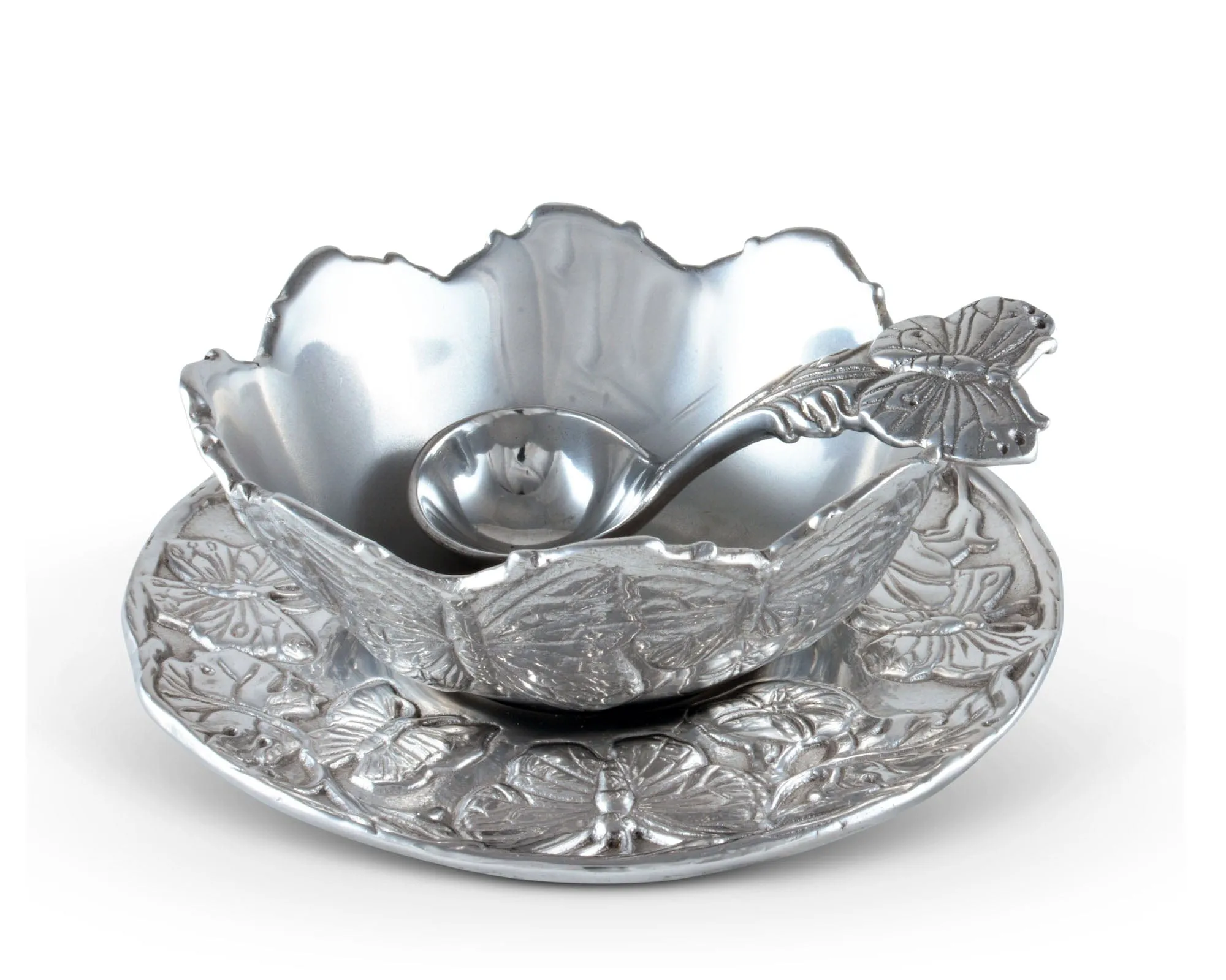 Butterfly Condiment Set 3-piece