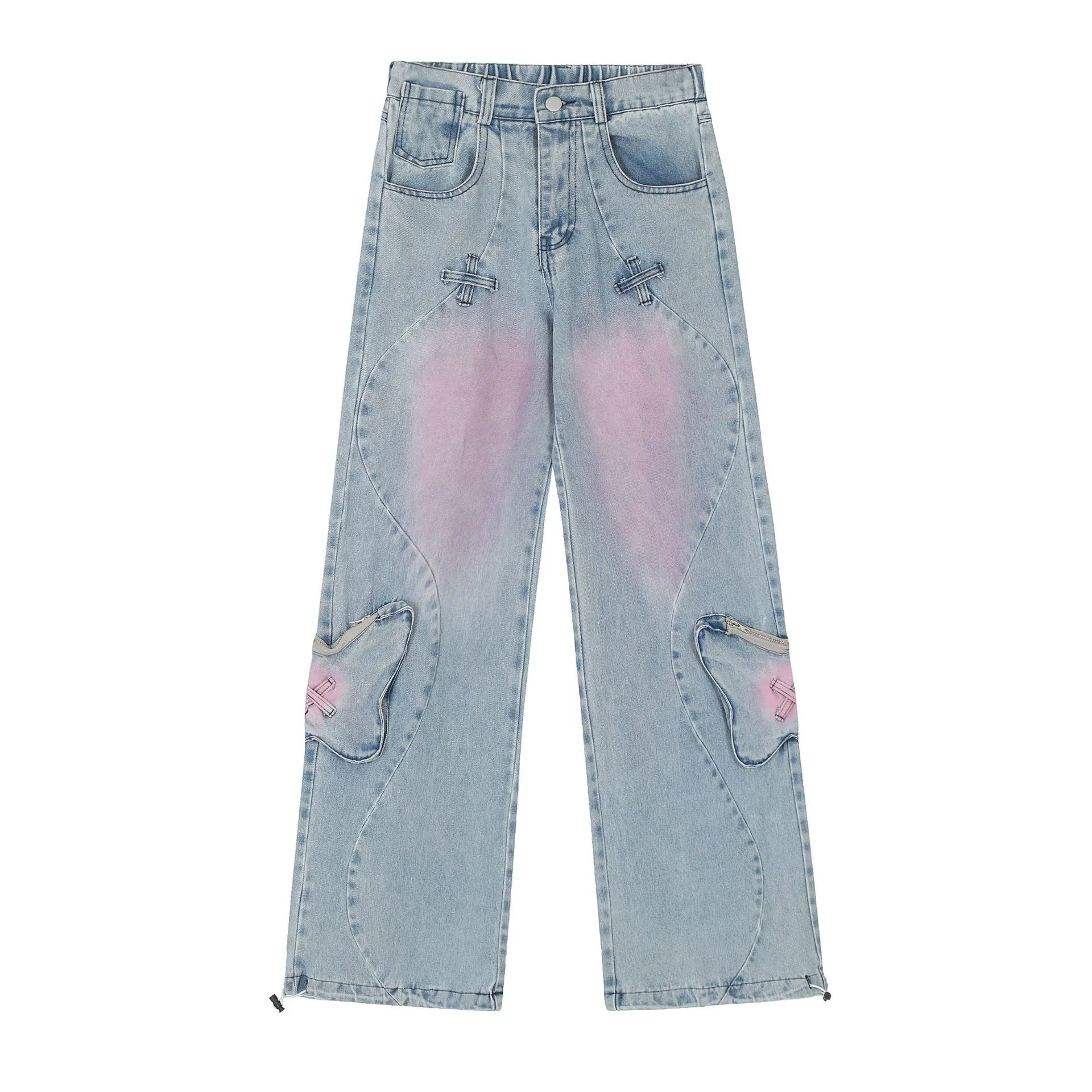 Butterfly | Vintage American Style Drawstring Jeans