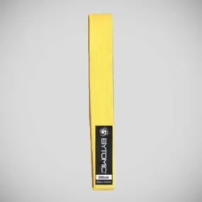 Bytomic Solid Colour Martial Arts Belt Yellow