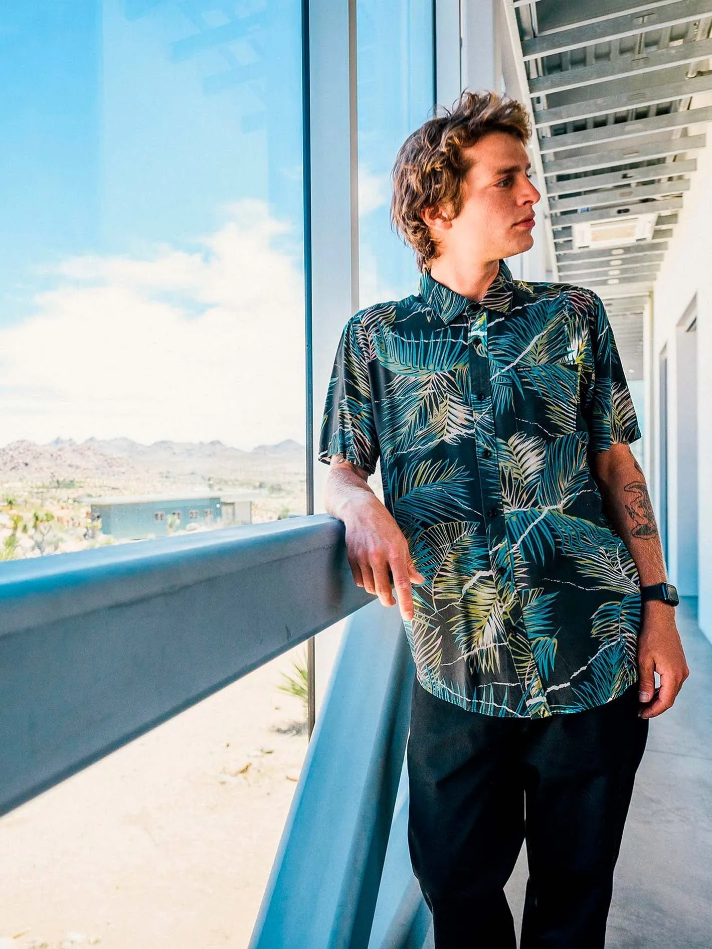 CAMISA M/C VOLCOM HALL PASS SS