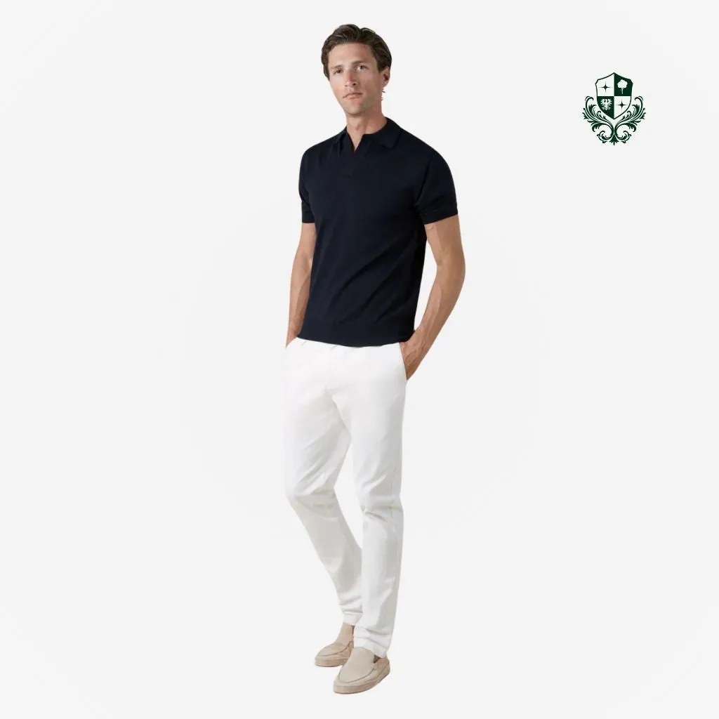 Camisa Polo Saragoça Gola Clássica Cubana