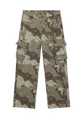 Camouflage Embroidered Work Pants