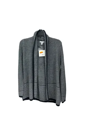 Cardigan By Croft And Barrow In Striped, Size: Petite   Xs