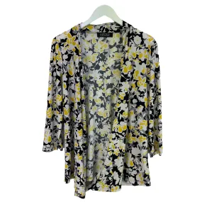 Cardigan By Kasper In Yellow, Size: M