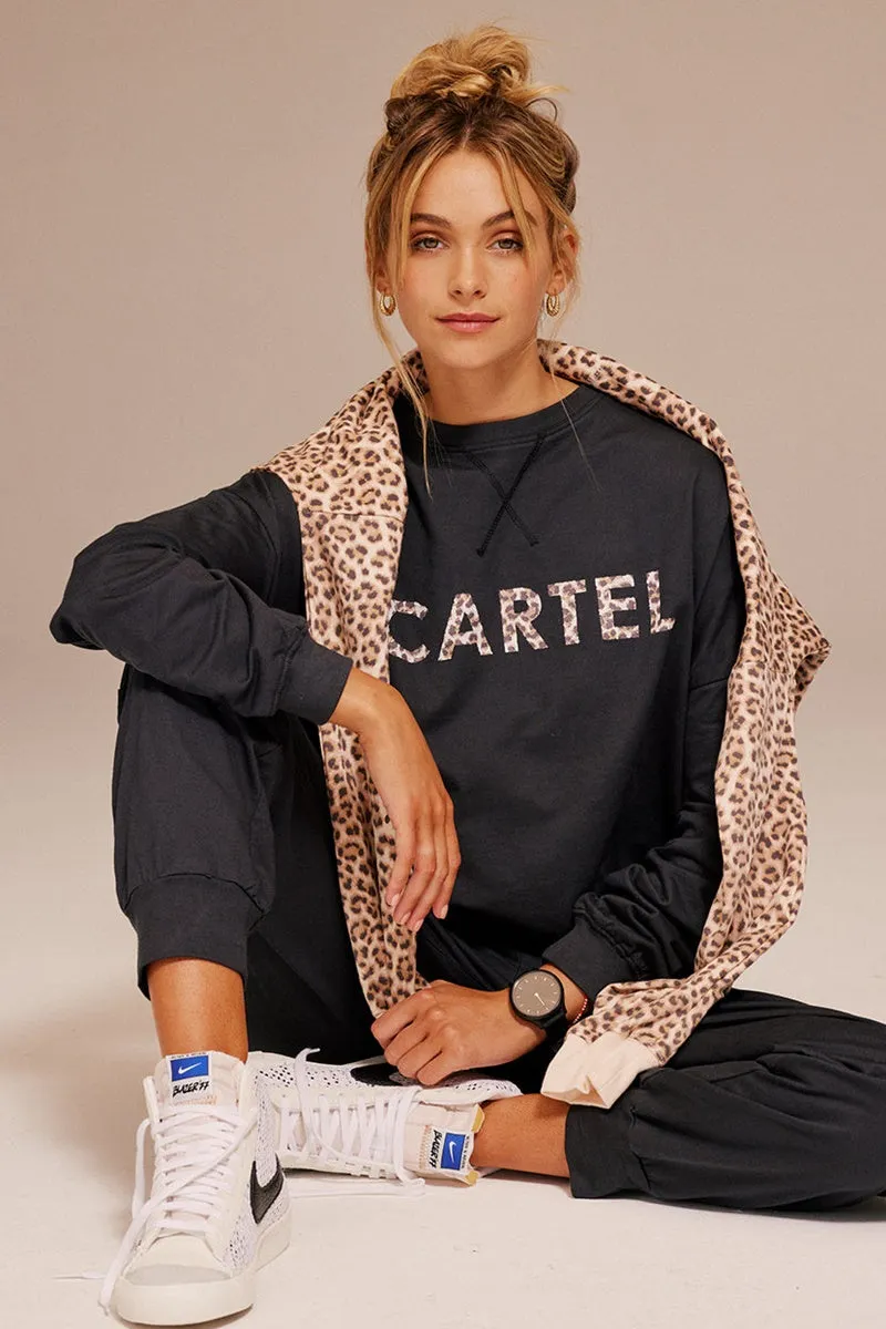 Cartel & Willow - Izzy Sweater - Charcoal