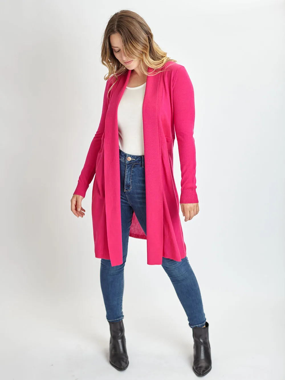 Cashmere & Silk Shawl Collar Cardigan