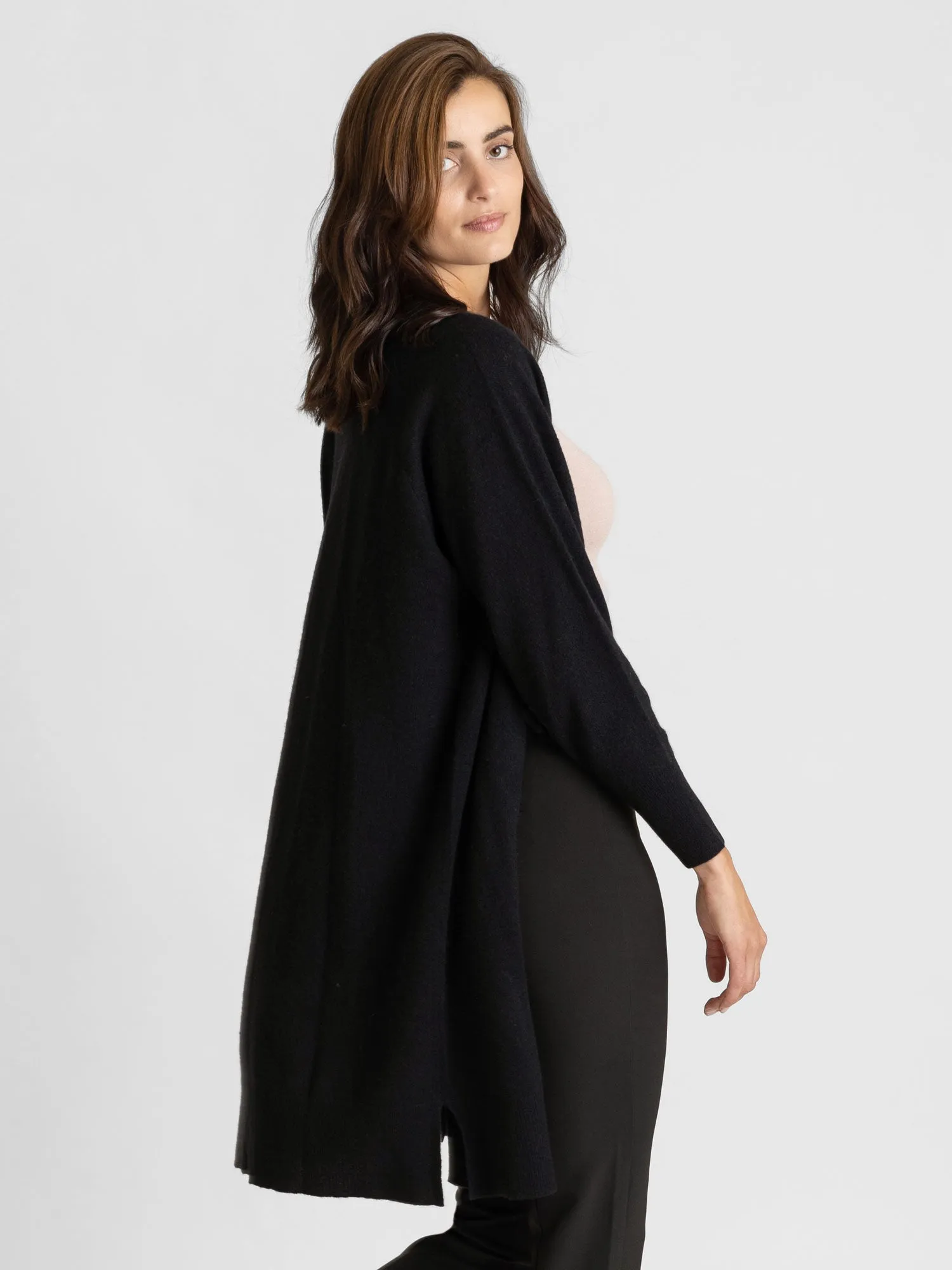 Cashmere cardigan "Linnea" - black