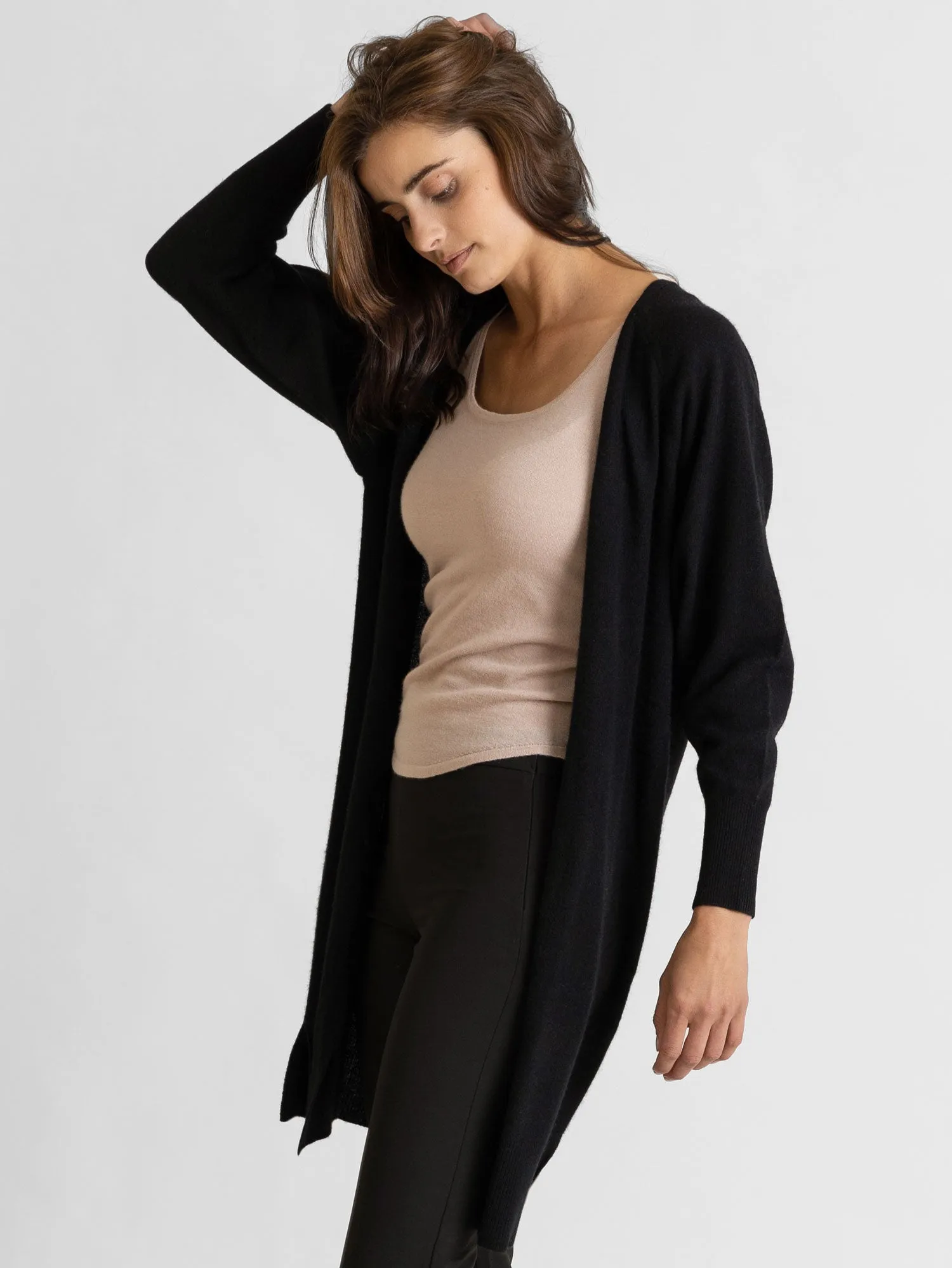 Cashmere cardigan "Linnea" - black