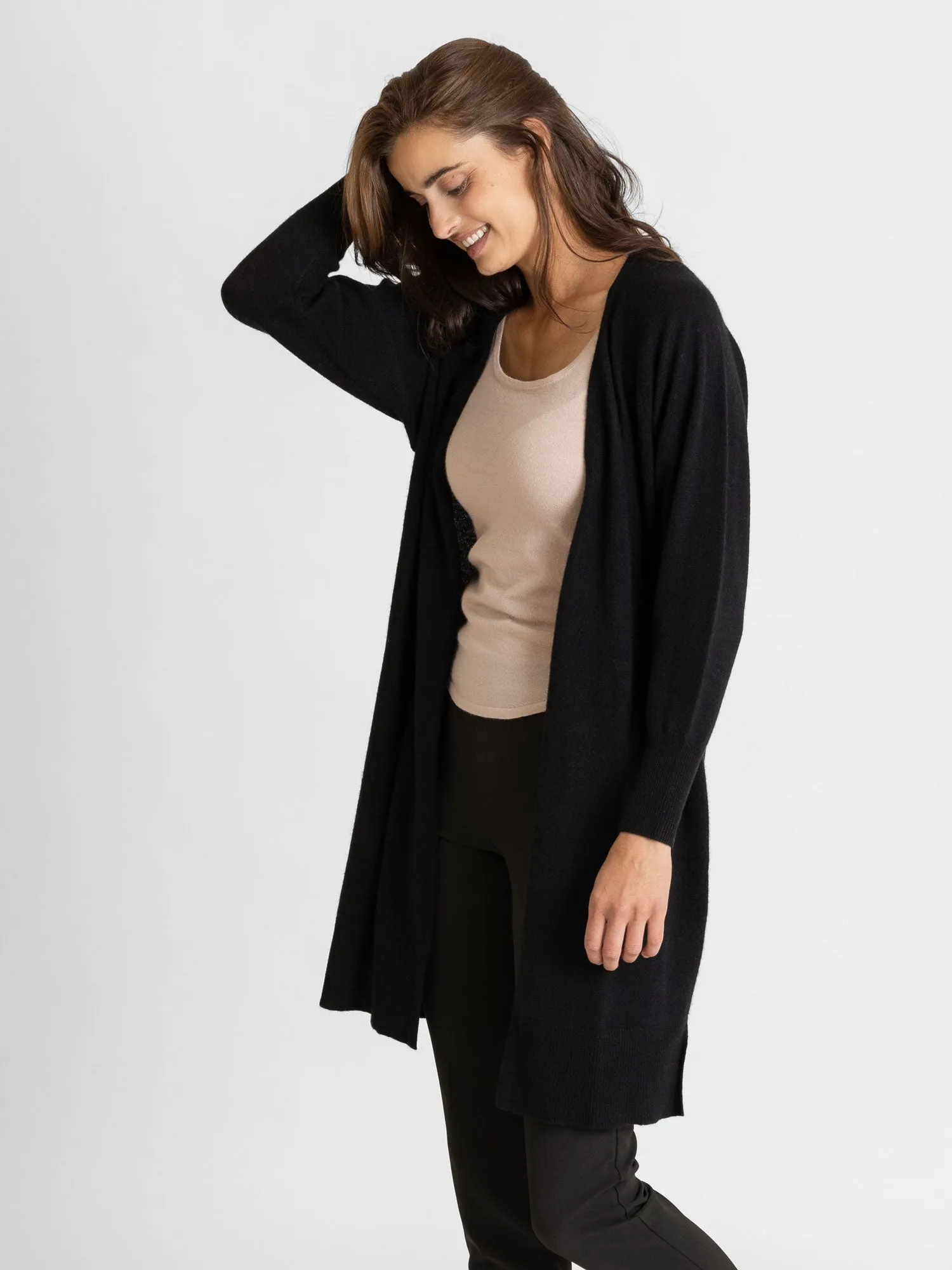 Cashmere cardigan "Linnea" - black