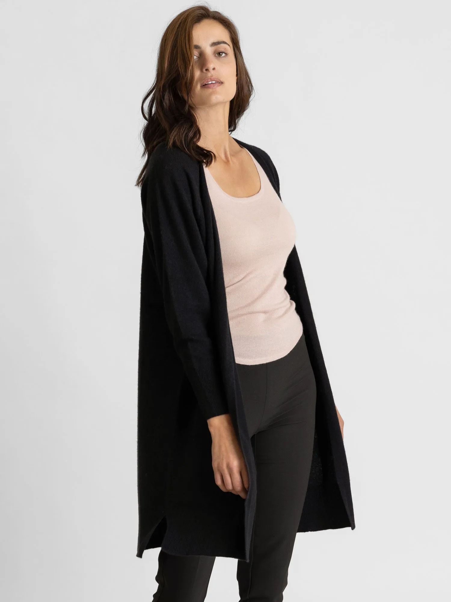 Cashmere cardigan "Linnea" - black