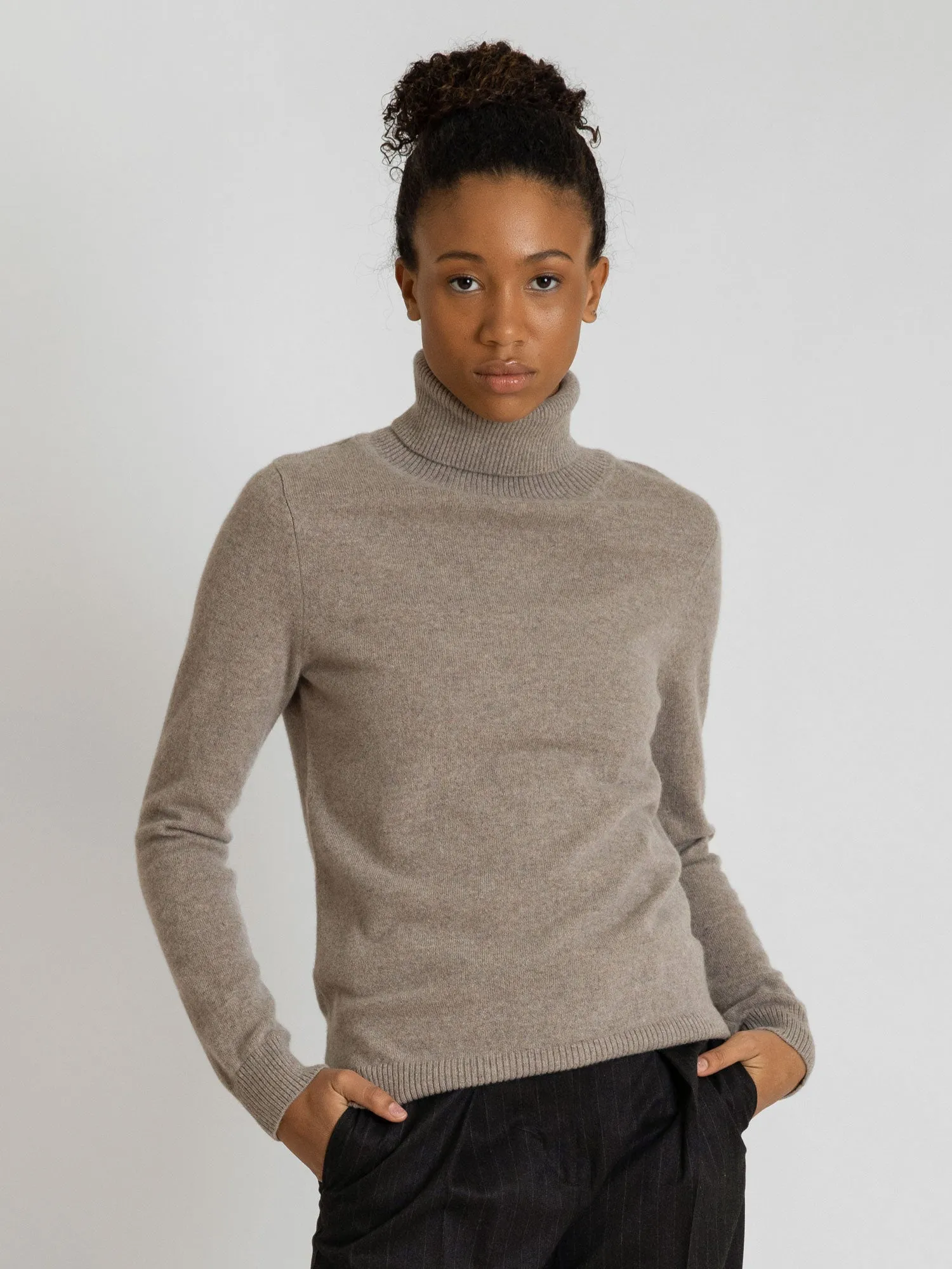 Cashmere sweater "Hedda" - toast