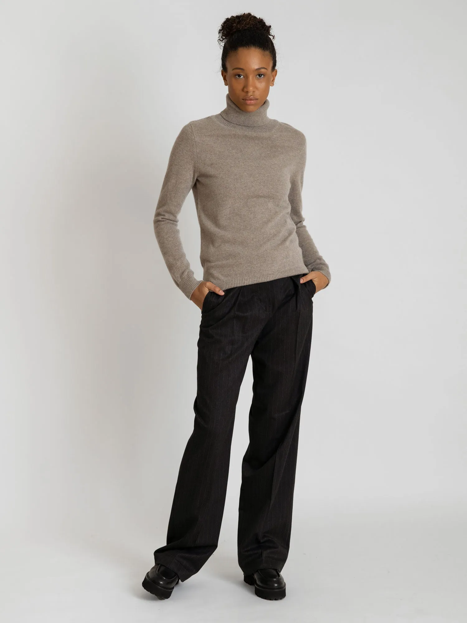 Cashmere sweater "Hedda" - toast