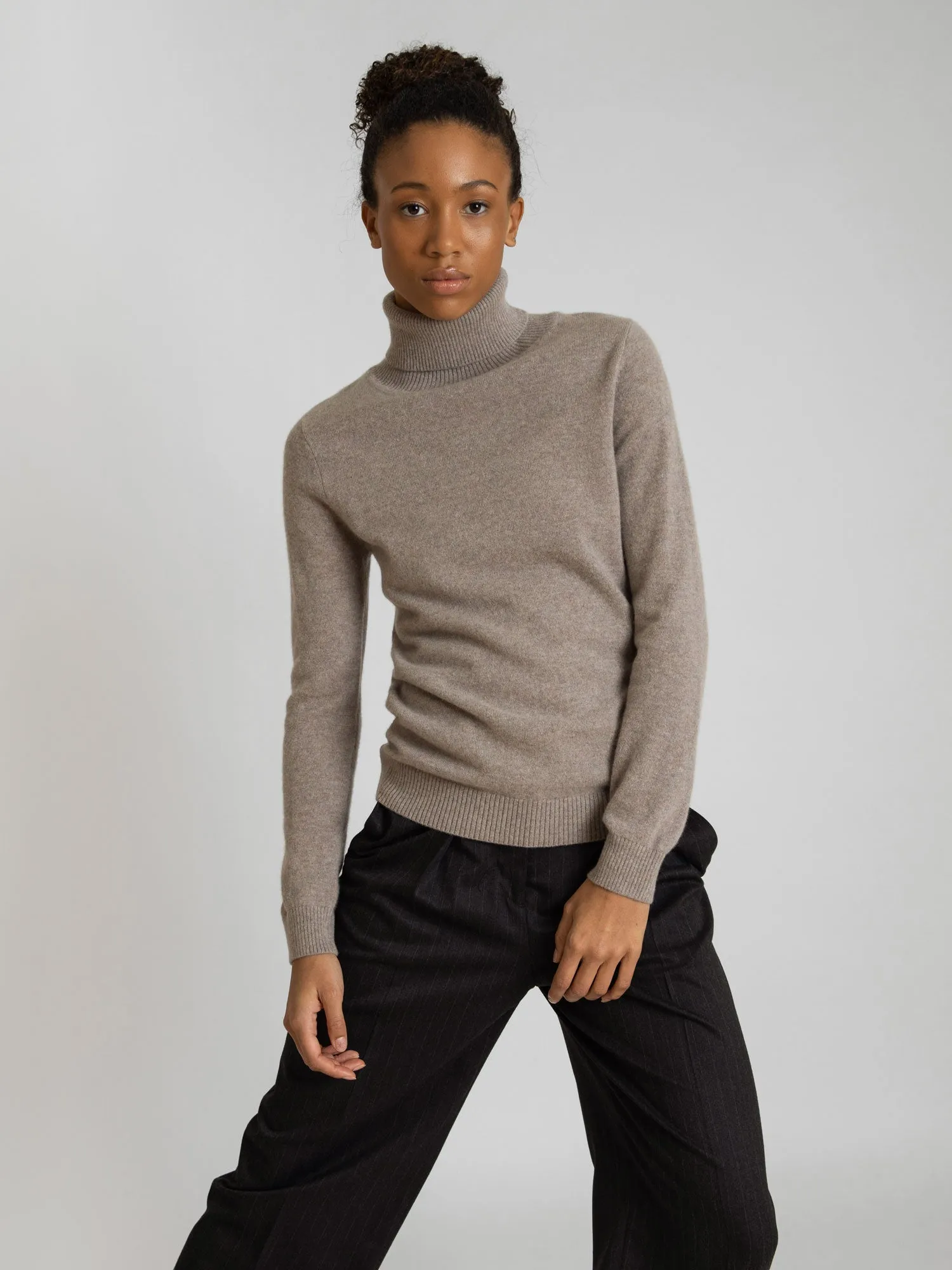 Cashmere sweater "Hedda" - toast