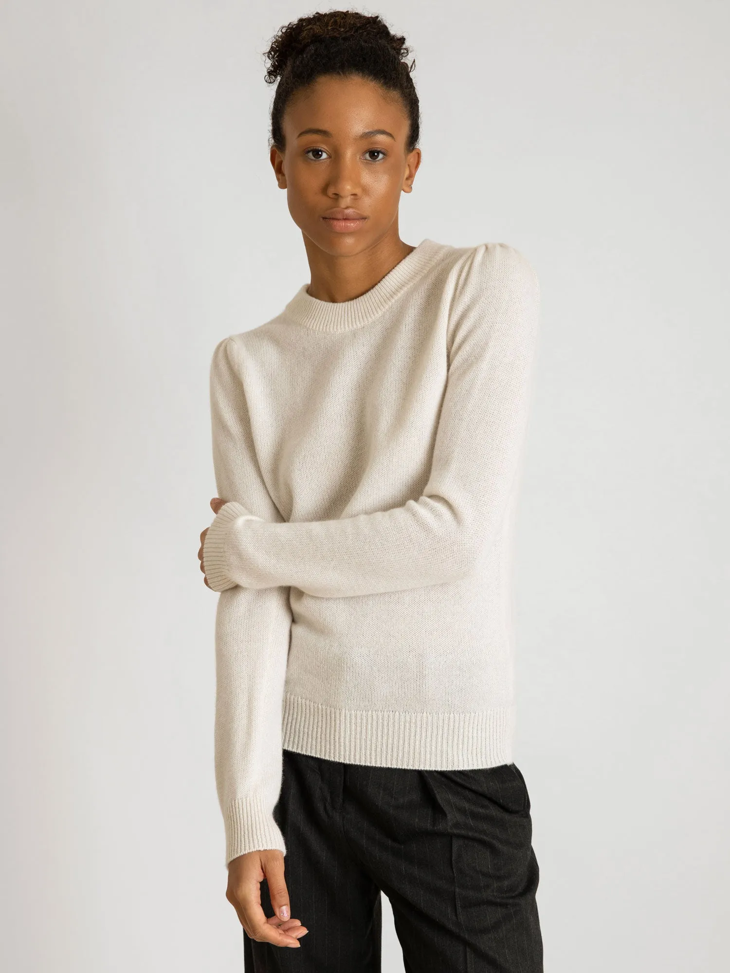 Cashmere sweater "Lola" - white