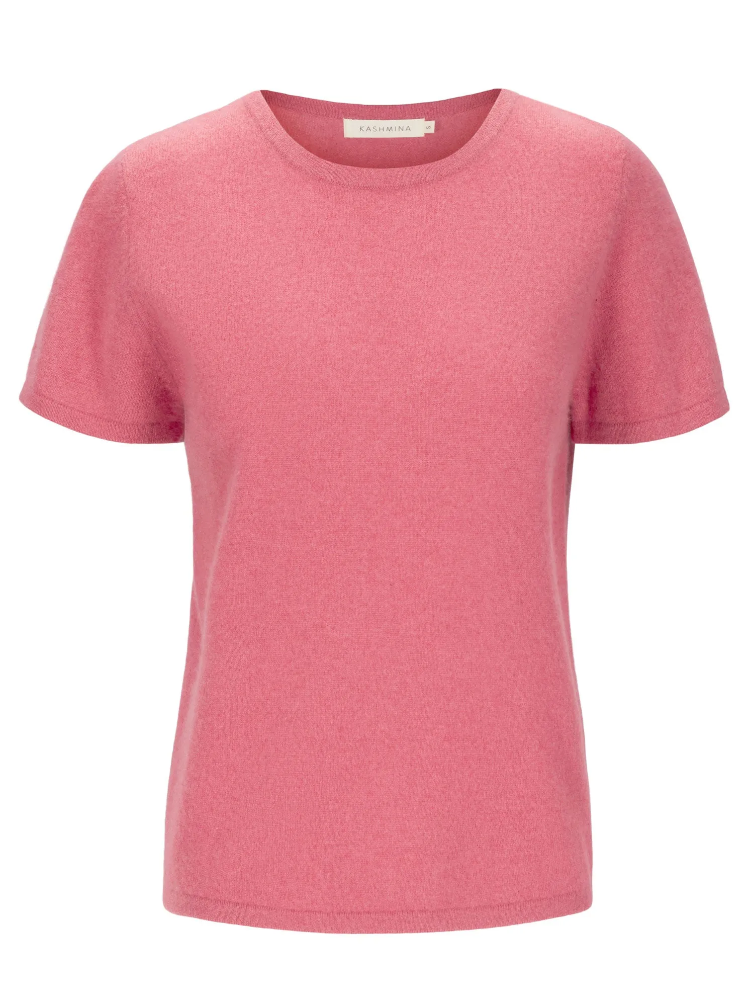 Cashmere T-shirt "Fresh" - pink berry