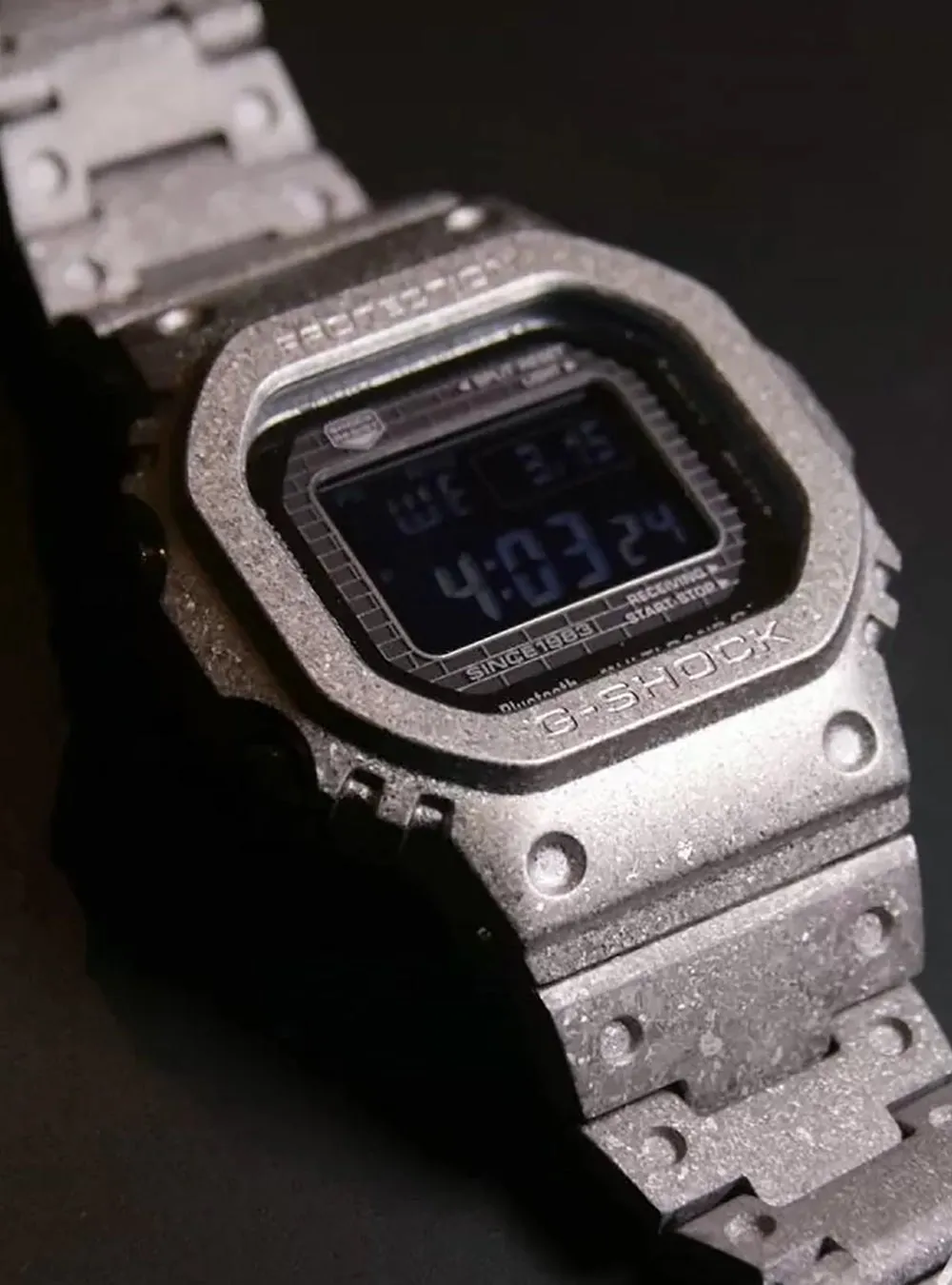 CASIO G-SHOCK 40TH ANNIVERSARY RECRYSTALLIZED FULL METAL 5000 SERIES GMW-B5000PS-1JR MADE IN JAPAN JDM