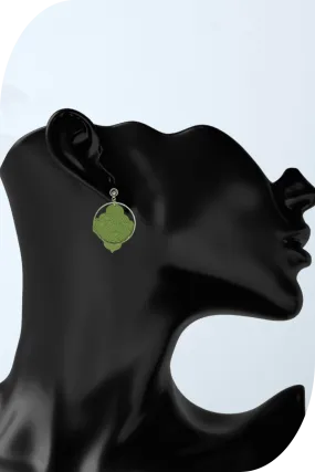 Chandler Olive Earrings