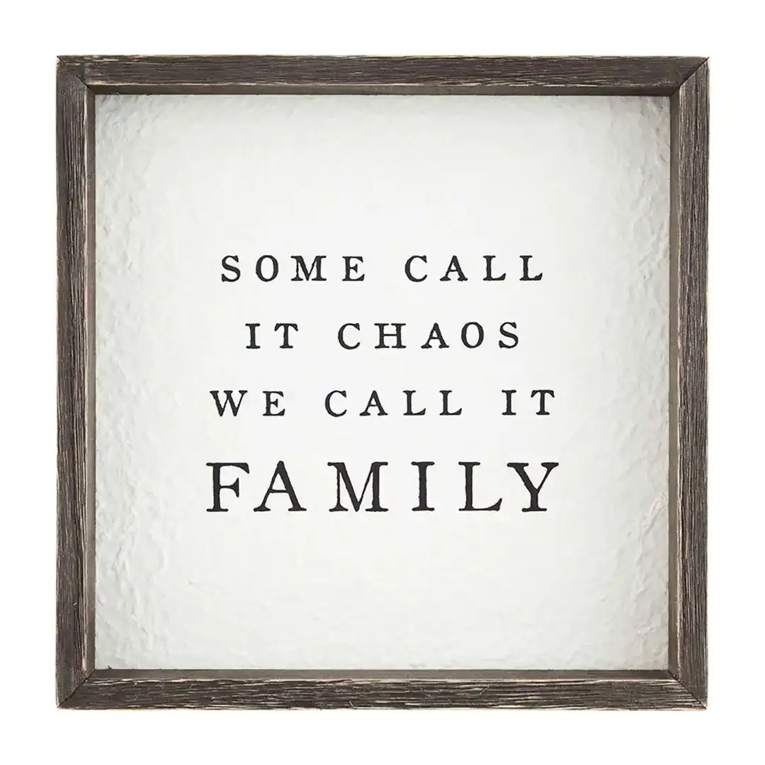 Chaos Small Black Plaque