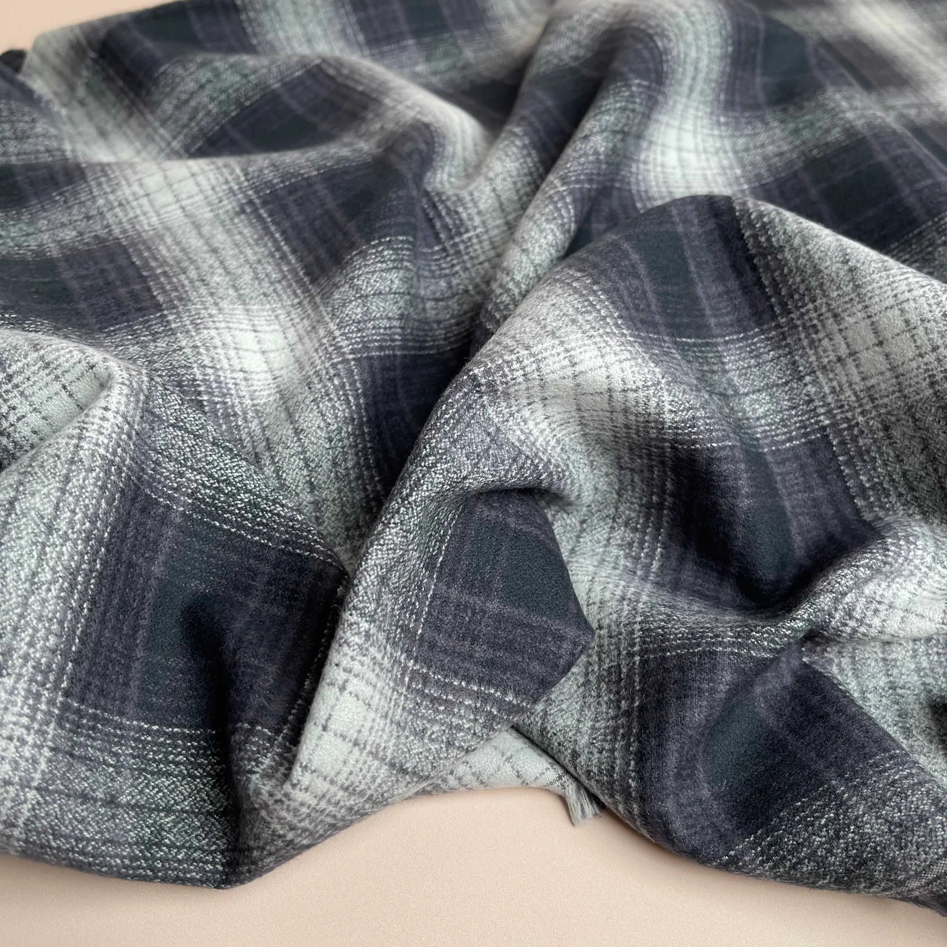 Charcoal Mammoth Cotton Flannel