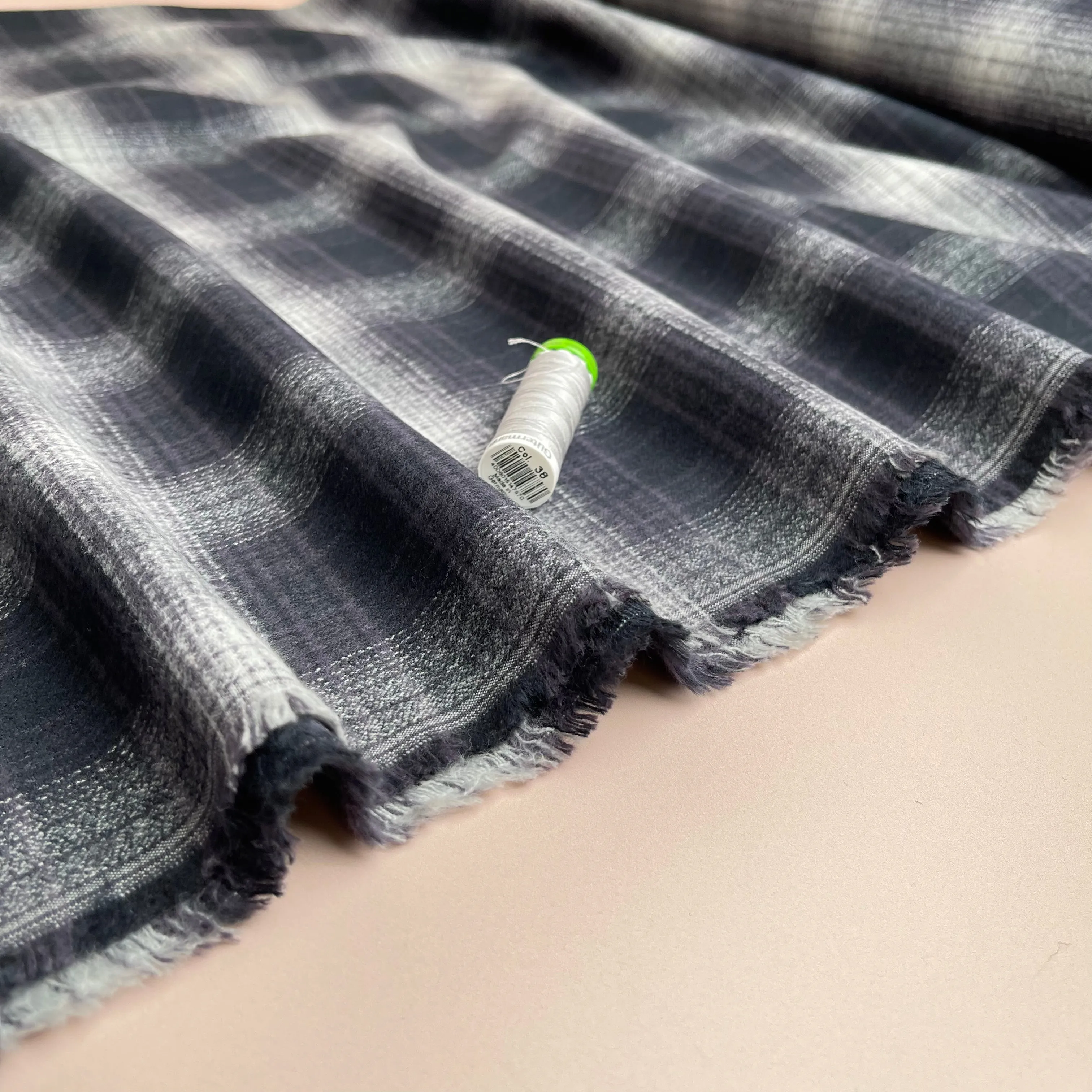 Charcoal Mammoth Cotton Flannel